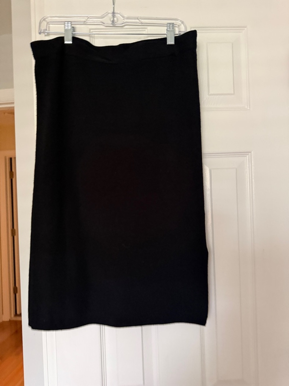 Rachel row Classic Black Pencil Skirt - Women's Tailored Skirt